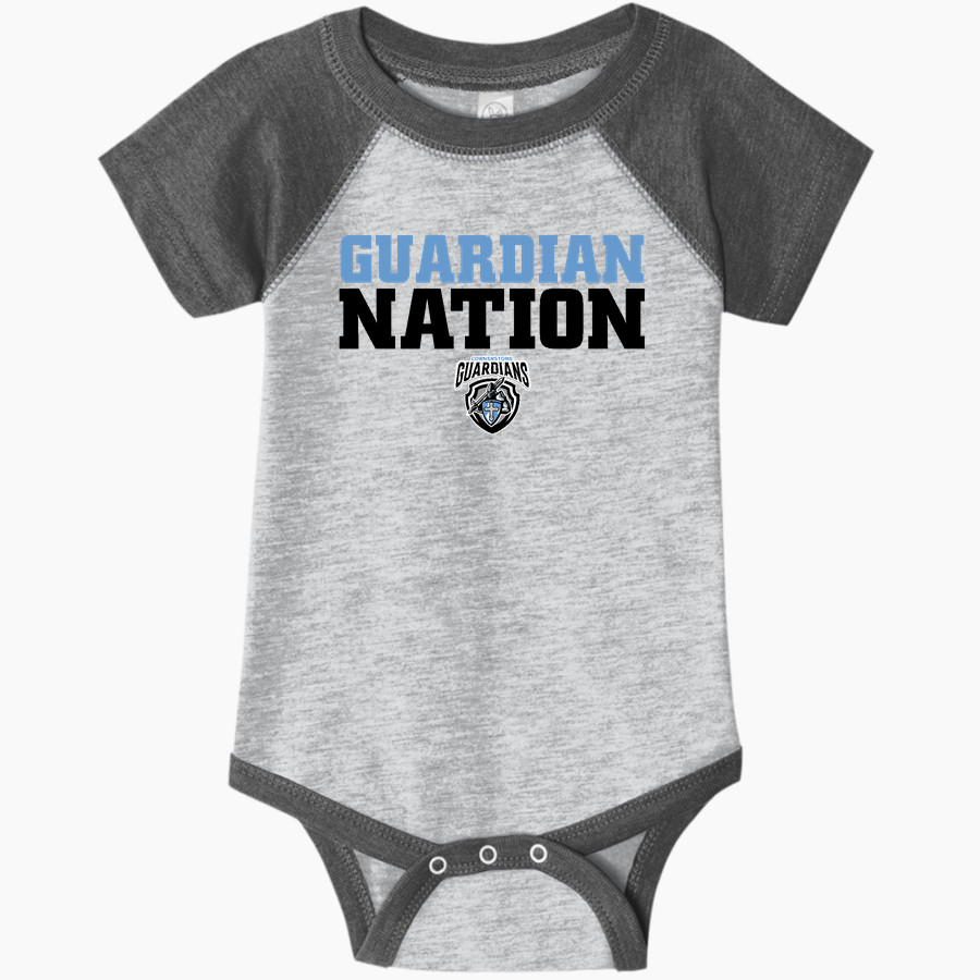 Cornerstone Lutheran Guardians <span class="pdp-name-mascot">Cornerstone Lutheran Guardians</span> Rabbit Skins Infant Baseball Fine Jersey Onesie