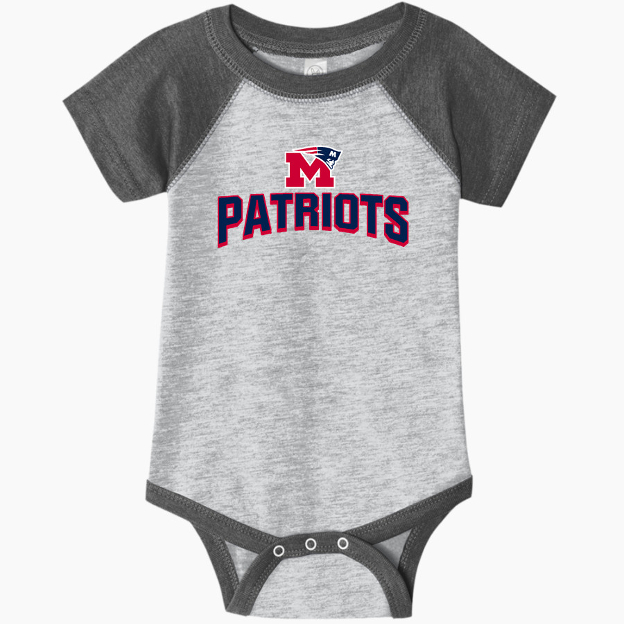 Marion Patriots Rabbit Skins Infant Baseball Fine Jersey Onesie