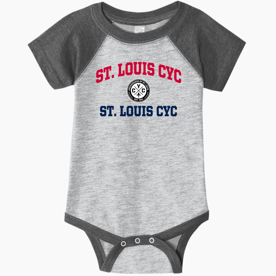 St. Louis CYC St. Louis CYC Rabbit Skins Infant Baseball Fine Jersey Onesie