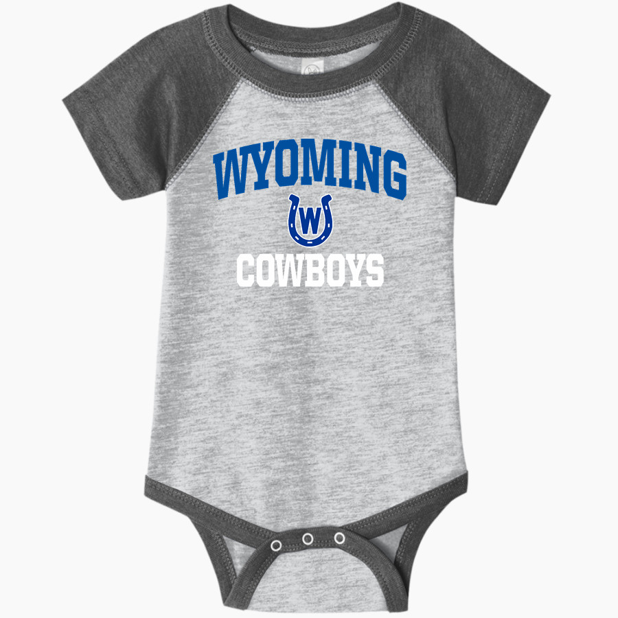 Wyoming Cowboys Cowboys <span class="pdp-name-mascot">Wyoming Cowboys</span> Rabbit Skins Infant Baseball Fine Jersey Onesie