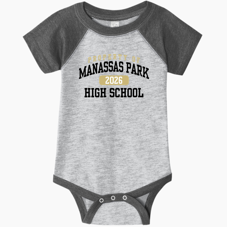 Manassas Park Cougars <span class="pdp-name-mascot">Manassas Park Cougars</span> Rabbit Skins Infant Baseball Fine Jersey Onesie