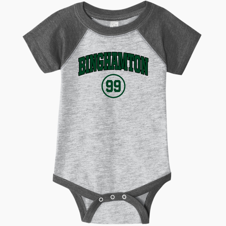 Binghamton University Rabbit Skins Infant Baseball Fine Jersey Onesie