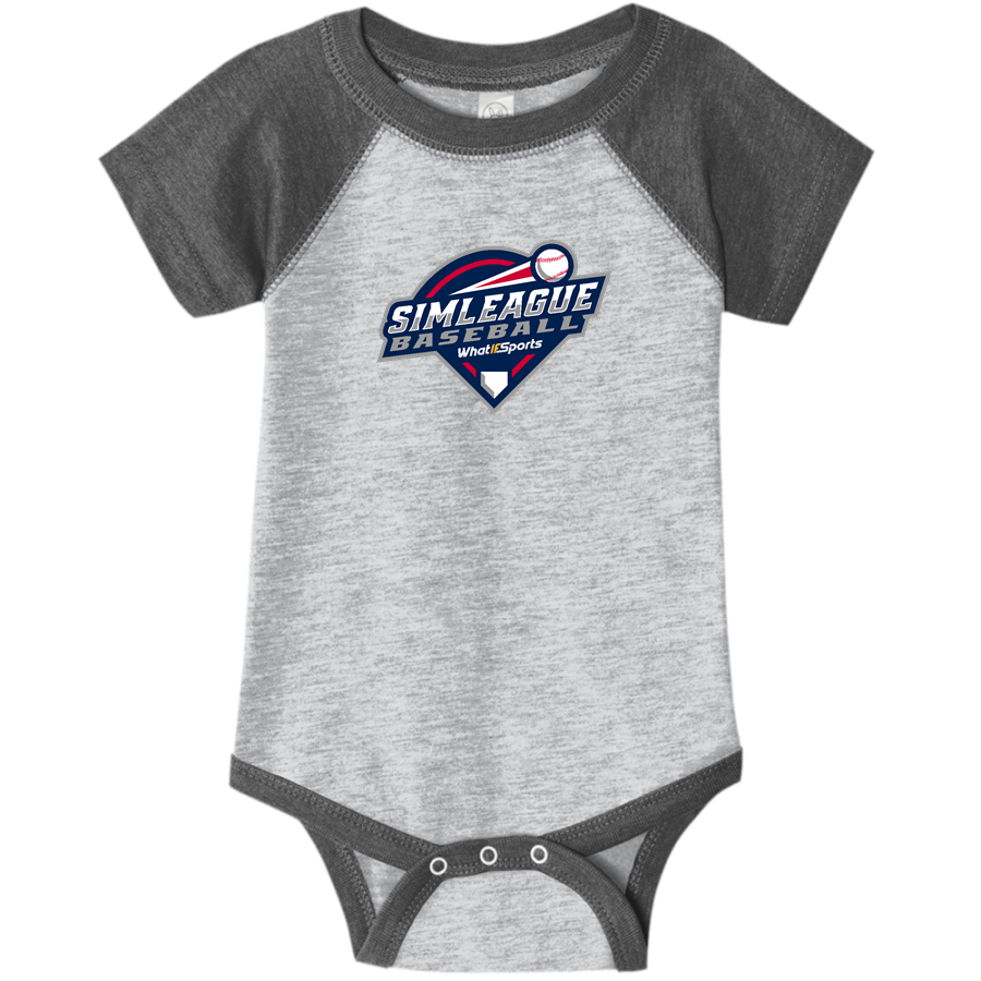 WHATIFSPORTS <span class="pdp-name-mascot">WHATIFSPORTS</span> Rabbit Skins Infant Baseball Fine Jersey Onesie