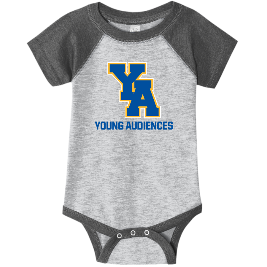 Young Audiences Yaks <span class="pdp-name-mascot">Young Audiences Charter Schools Yaks</span> Rabbit Skins Infant Baseball Fine Jersey Onesie