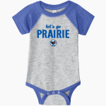 Prairie Panthers Rabbit Skins Infant Baseball Fine Jersey Onesie Front Thumbnail