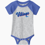 Wisconsin Lutheran Vikings Rabbit Skins Infant Baseball Fine Jersey Onesie Front Thumbnail