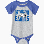 THE YOUNGSTOWN CHRISTIAN SCHOOL EAGLES <span class="pdp-name-mascot">THE YOUNGSTOWN EAGLES</span> Rabbit Skins Infant Baseball Fine Jersey Onesie Front Thumbnail