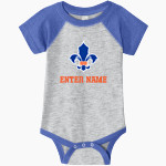 Santa Teresa Saints Rabbit Skins Infant Baseball Fine Jersey Onesie Front Thumbnail