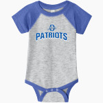 OLENTANGY LIBERTY HIGH SCHOOL PATRIOTS <span class="pdp-name-mascot">LIBERTY PATRIOTS</span> Rabbit Skins Infant Baseball Fine Jersey Onesie Front Thumbnail