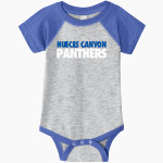 Nueces Canyon Panthers Rabbit Skins Infant Baseball Fine Jersey Onesie Front Thumbnail