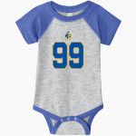 Madonna Crusaders Rabbit Skins Infant Baseball Fine Jersey Onesie Front Thumbnail