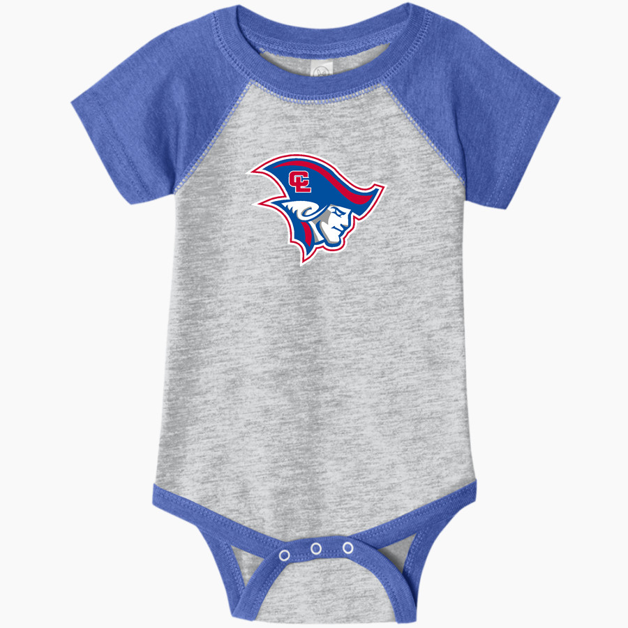 Clarkson-Leigh Patriots Rabbit Skins Infant Baseball Fine Jersey Onesie