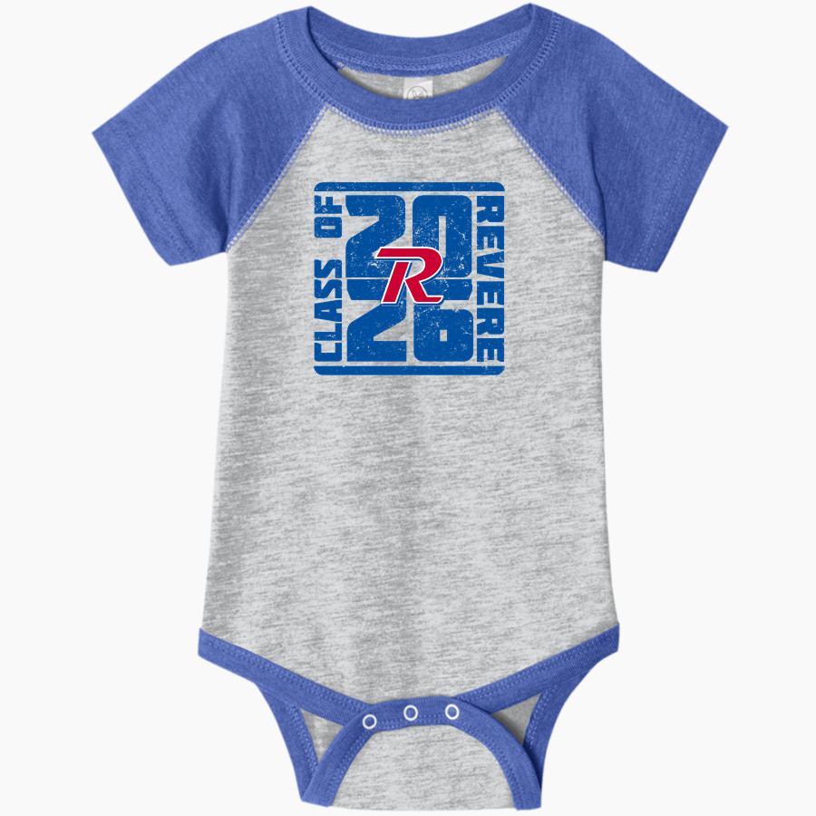 REVERE MINUTEMEN ONLINE STORE Rabbit Skins Infant Baseball Fine Jersey Onesie