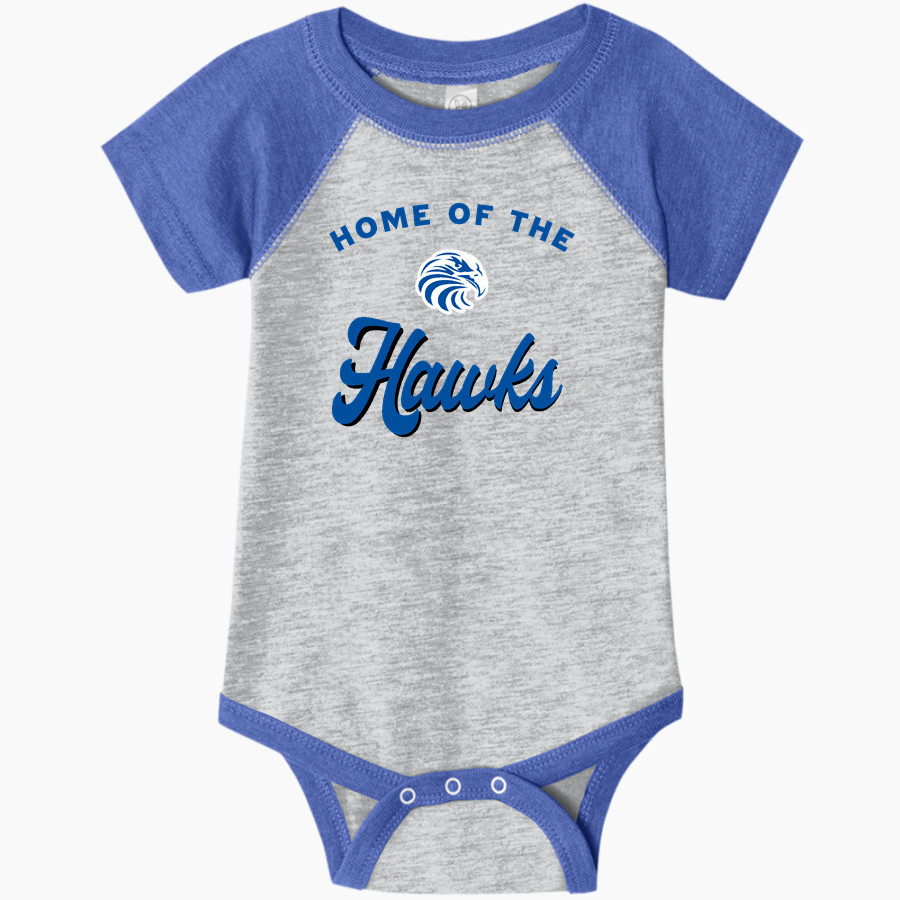 Alice Drive Hawks Rabbit Skins Infant Baseball Fine Jersey Onesie