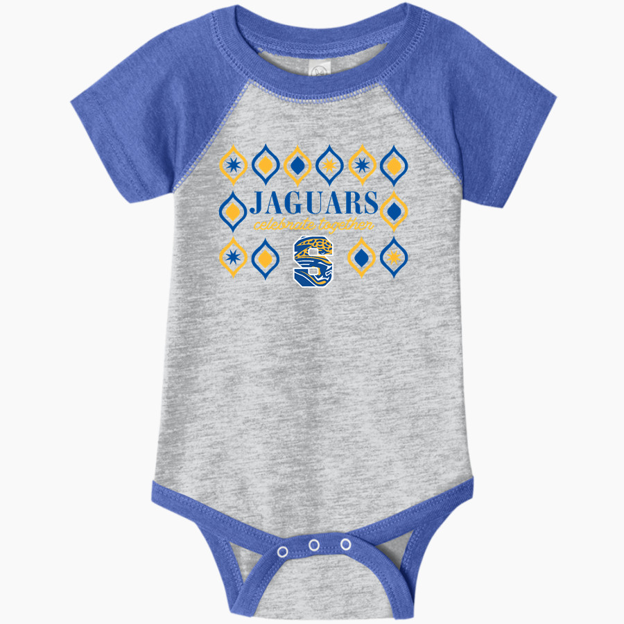 SECKMAN JAGUARS SIDELINE STORE Rabbit Skins Infant Baseball Fine Jersey Onesie