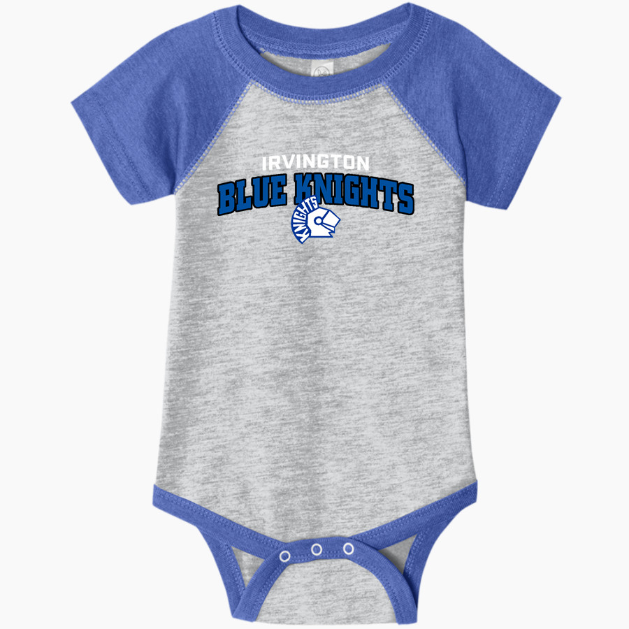 Irvington Blue Knights <span class="pdp-name-mascot">Irvington Blue Knights</span> Rabbit Skins Infant Baseball Fine Jersey Onesie