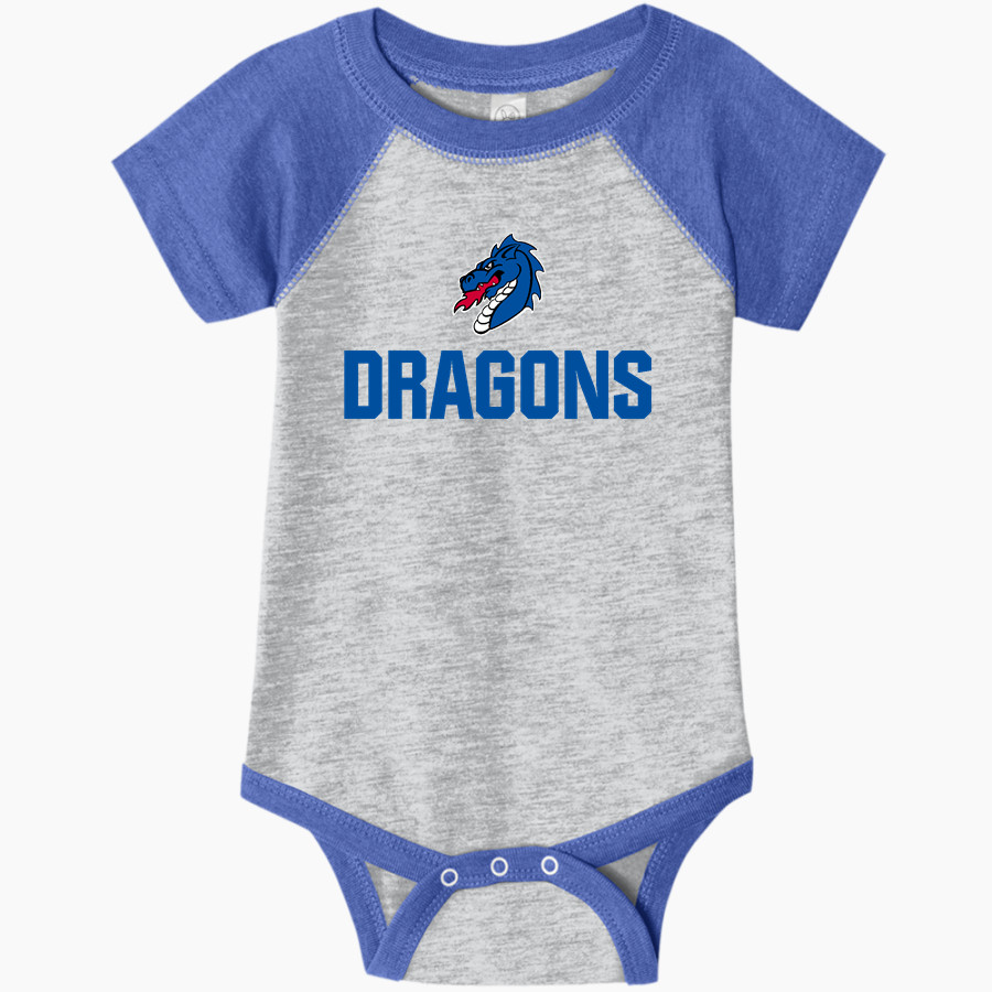 Mountainburg Dragons <span class="pdp-name-mascot">Mountainburg Dragons</span> Rabbit Skins Infant Baseball Fine Jersey Onesie