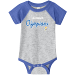 LEUZINGER HIGH SCHOOL OLYMPIANS <span class="pdp-name-mascot">LEUZINGER OLYMPIANS</span> Rabbit Skins Infant Baseball Fine Jersey Onesie Front Thumbnail