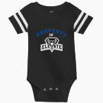 Utah Elevate Lacrosse Elevate <span class="pdp-name-mascot">Utah Elevate Lacrosse</span> Rabbit Skins Infant Football Fine Jersey Onesie Front Thumbnail