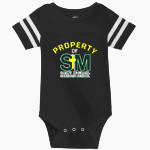 St. Michael Gators Rabbit Skins Infant Football Fine Jersey Onesie Front Thumbnail