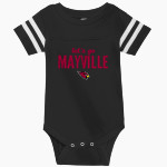 MAYVILLE HIGH SCHOOL CARDINALS <span class="pdp-name-mascot">MAYVILLE CARDINALS</span> Rabbit Skins Infant Football Fine Jersey Onesie Front Thumbnail