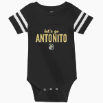 Antonito Trojans <span class="pdp-name-mascot">South Conejos Antonito Trojans</span> Rabbit Skins Infant Football Fine Jersey Onesie Front Thumbnail