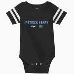 PATRICK HENRY HIGH SCHOOL REBELS <span class="pdp-name-mascot">PATRICK HENRY REBELS</span> Rabbit Skins Infant Football Fine Jersey Onesie Front Thumbnail