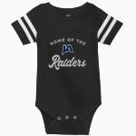 JACKSON ACADEMY RAIDERS <span class="pdp-name-mascot">JACKSON ACADEMY RAIDERS</span> Rabbit Skins Infant Football Fine Jersey Onesie Front Thumbnail