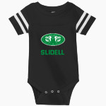 SLIDELL HIGH SCHOOL TIGERS <span class="pdp-name-mascot">SLIDELL TIGERS</span> Rabbit Skins Infant Football Fine Jersey Onesie Front Thumbnail