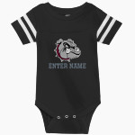 EDMOND MEMORIAL HIGH SCHOOL BULLDOGS <span class="pdp-name-mascot">EDMOND MEMORIAL BULLDOGS</span> Rabbit Skins Infant Football Fine Jersey Onesie Front Thumbnail