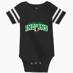 SEMINOLE COUNTY HIGH SCHOOL INDIANS <span class="pdp-name-mascot">SEMINOLE COUNTY INDIANS</span> Rabbit Skins Infant Football Fine Jersey Onesie Front Thumbnail
