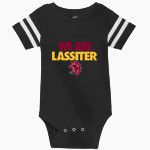 LASSITER HIGH SCHOOL TROJANS Rabbit Skins Infant Football Fine Jersey Onesie Front Thumbnail