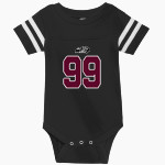 SOUTHWEST LEADERSHIP ACADEMY RAMS Rabbit Skins Infant Football Fine Jersey Onesie Front Thumbnail