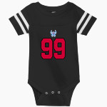 Wisconsin Lutheran Vikings Rabbit Skins Infant Football Fine Jersey Onesie Front Thumbnail