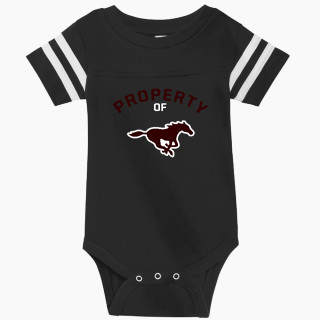 Rabbit Skins Infant Football Fine Jersey Onesie