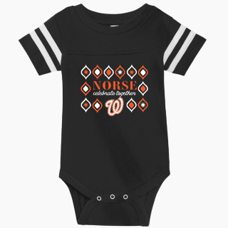 Rabbit Skins Infant Football Fine Jersey Onesie