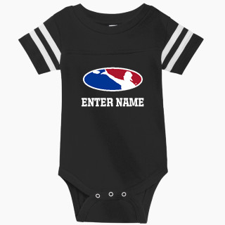Rabbit Skins Infant Football Fine Jersey Onesie