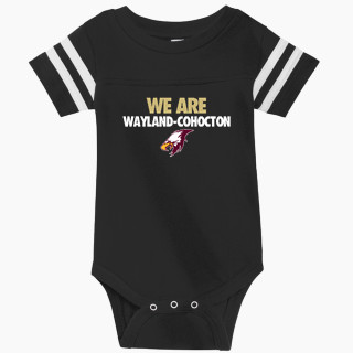 Rabbit Skins Infant Football Fine Jersey Onesie