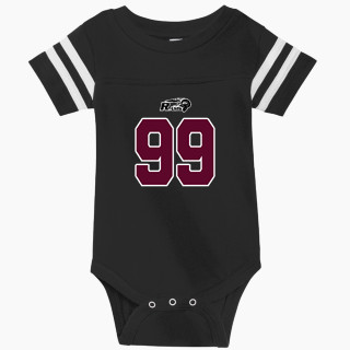 Rabbit Skins Infant Football Fine Jersey Onesie