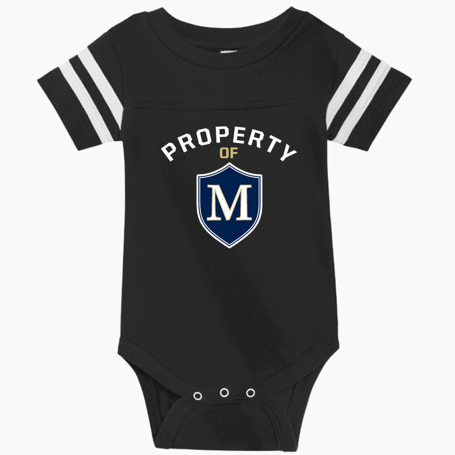 Maryville Christian Rabbit Skins Infant Football Fine Jersey Onesie