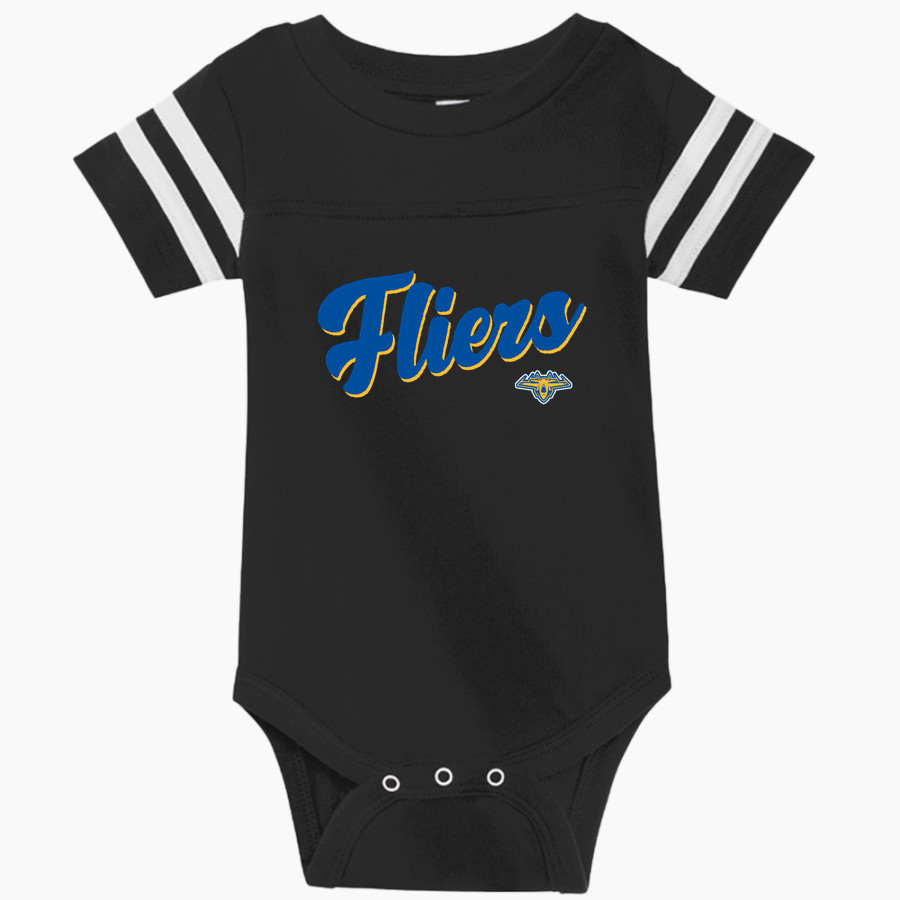 CLYDE HIGH SCHOOL FLIERS <span class="pdp-name-mascot">CLYDE FLIERS</span> Rabbit Skins Infant Football Fine Jersey Onesie
