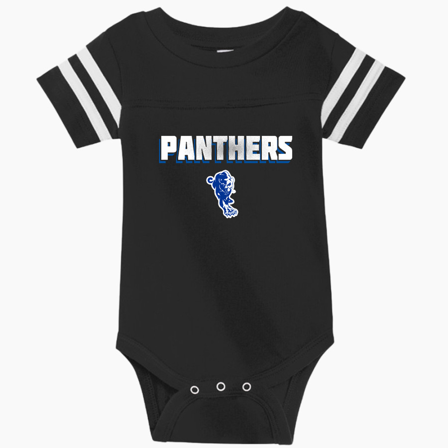 West Tech Panthers Rabbit Skins Infant Football Fine Jersey Onesie