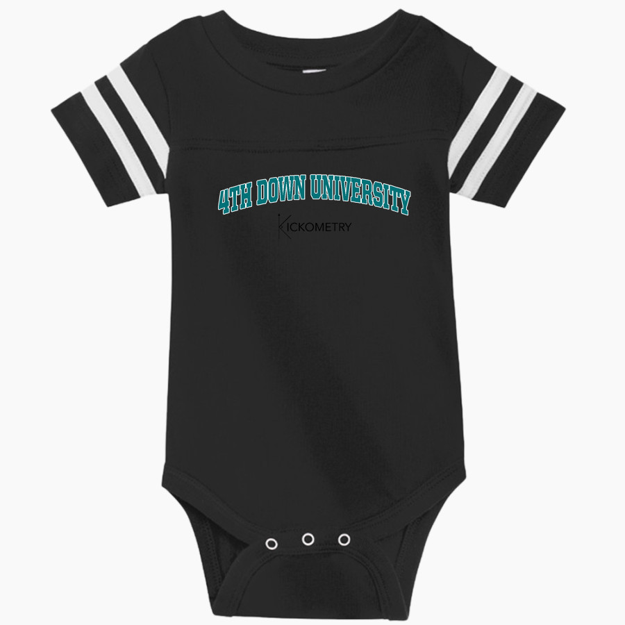 4th Down University 4th Down University <span class="pdp-name-mascot">4th Down University</span> Rabbit Skins Infant Football Fine Jersey Onesie