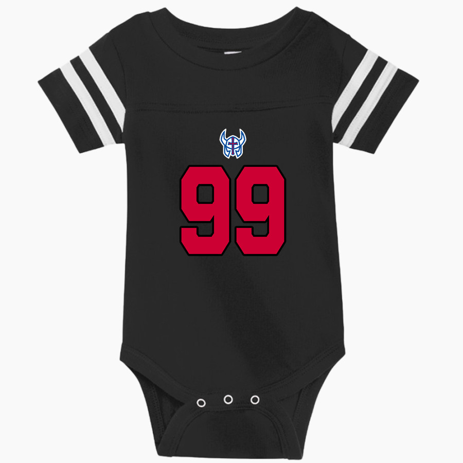 Wisconsin Lutheran Vikings Rabbit Skins Infant Football Fine Jersey Onesie