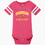 Franklin Yellowjackets <span class="pdp-name-mascot">Franklin Yellowjackets</span> Rabbit Skins Infant Football Fine Jersey Onesie Front Thumbnail
