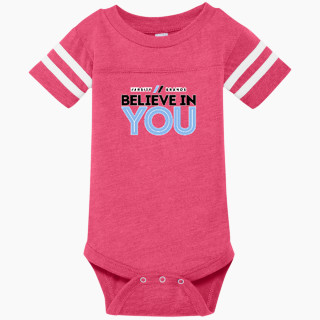 Rabbit Skins Infant Football Fine Jersey Onesie