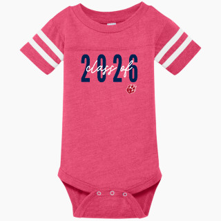 Rabbit Skins Infant Football Fine Jersey Onesie