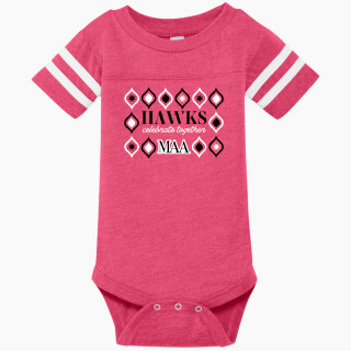 Rabbit Skins Infant Football Fine Jersey Onesie