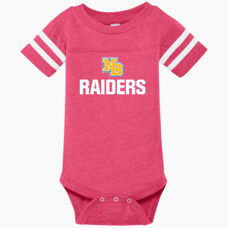 Rabbit Skins Infant Football Fine Jersey Onesie