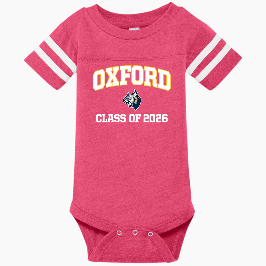 Oxford Wildcats Rabbit Skins Infant Football Fine Jersey Onesie